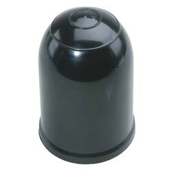 Black Clip-On Tow Ball Cover T/S 50mm + 1-7/8 Tow Ball"