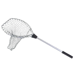 Boat Landing Net 120cm ( Frame:43x57cm - Mesh size 50mm - Handle Length 120cm )