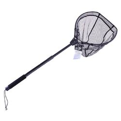 Telescopic Boat Landing Net With larger Head ( Frame:39x50cm - Mesh size 6mm Base 8mm Side - Handle Telescopic )