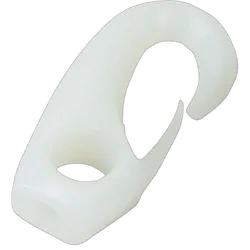 White Nylon Hook 6mm