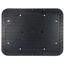 Ceredi Hatch Black Acetalic 743mm x 578mm Heavy Duty / Water Tight