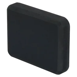 Stern Pad Std Black 4.5" x 3.5" x .75" Vhb Adhesive