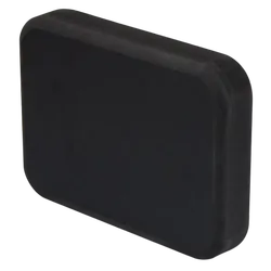 Stern Pad Jumbo Black 6.5" x 4.75" x 1" Vhb Adhesive