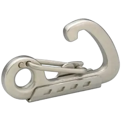 Spring Gate Snap Hook+Keeper Plate