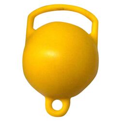 Buoy Polyethylene 200mm Yellow Hollow With Handle
