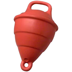 Buoy Polyethylene 250mm Red Hollow With Handle