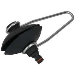 Relaxn Oval Ear Muff Flusher Stainless Steel Frame