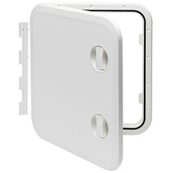 Can-Sb Access Hatch 513mm x 458mm White Removable Hinge