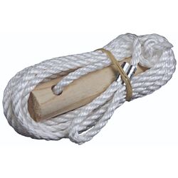 Supex Single Guy Rope Kit - 6  mm Rope, Hd Wood Slide
