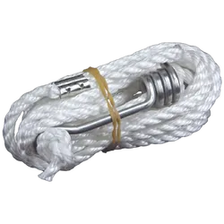 Supex Single Guy Rope Kit - 6 mm Rope, Metal Slide & Spring