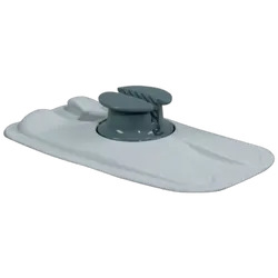 Bollard Round Suit Inflatable Boat Light Grey PVC