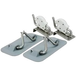 Ceredi White Snap Davits PVC Set