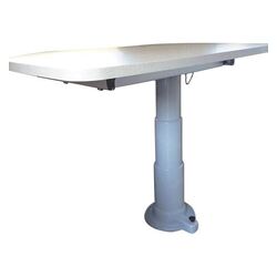 Table Leg, Telescopic & Adjustable W/ Turntable Sliding System. 0612500etug (2 Part Pick)