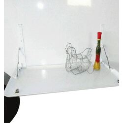 Picnic Table Without Backing Plate. White (M300-100)