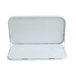 Caravan Picnic Table White 4RC & Backing Plate - 800 x 445mm