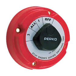 Perko Medium Duty Battery Switch 4 Position Selector 250A