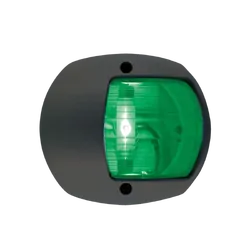 Perko Navigation Lights Side Mount Black Starboard