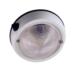 Perko Dome Exterior Light White Alloy 150mm