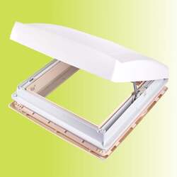 12V vent, Transparent/Cream, with insect screen and sunblock blind #200065