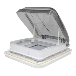 Aussie Traveller Roof Hatch 450 x 400 Smoke Black Lid