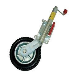 Alko 10 Jockey Wheel - With Pin Swivel Bracket"