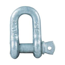 Dee Shackle Galvanised 8mm (5/16) 0.75t Rated"