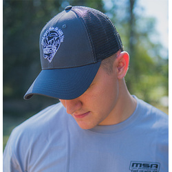 MSA Dark Grey Truckers Cap 1 Size Fit All