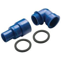 Can-SB Tank filler fuel resist 90° elbow 1-1/2 BSPF x 38/50/60mm ID stepped