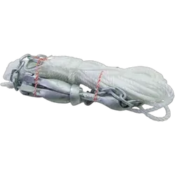 Anchor kit folding grapnel 3.2kg incl 1m gal chain & 30m x 8mm rope