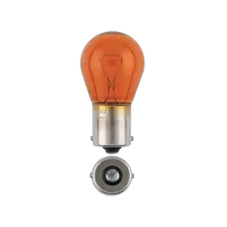 Narva 12V 21W Amber BA15S Incandescent Globes (Blister Pack Of 2)