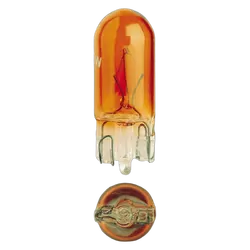 Narva 12V 5W W2.1 X 9.5D WY5W Amber Wedge Globes (Box Of 10)