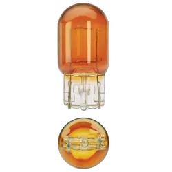 Narva 12V 21W W3 X 16D WY21W Amber Wedge Globes (Blister Pack Of 2)