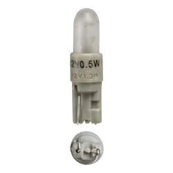 Narva 12V 1.2W Kw2 X 4.6D White Base Dash Panel Globes