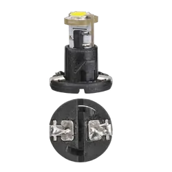 Narva 12V T-1/4 Nw Black Base Led Dash Panel Globes