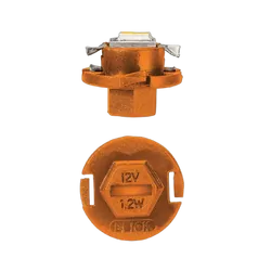 Narva 12V Bx8.4D Orange Base Led Dash Panel Globes
