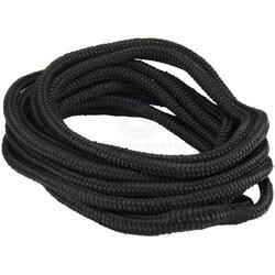 Mooring Lines - Soft Braided Black Uv Stable Polyester 10mm x 3m