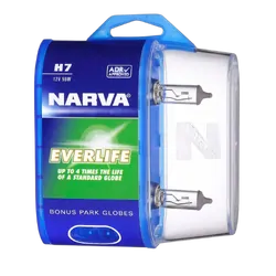 Narva H7 12V 55W Everlife Halogen Headlight Globes (Bl2)