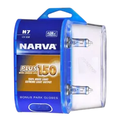 Narva H7 12V 55W Px26D Plus 150 Globes (2)