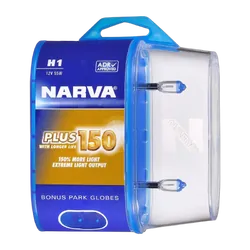 Narva H1 12V 55W P14.5S Plus 150 Globes (2)
