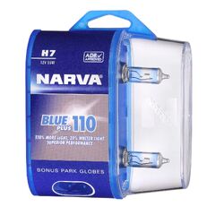 Narva H7 12V 55W Blue Plus 110 Halogen Headlight Globes (Bl2)
