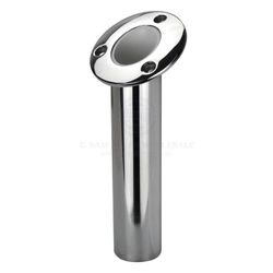 Rod Holder G316 Cast Stainless Steel Angled With Drain
