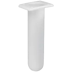Rod Holder Square Top White