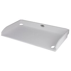 White Polymer Bait Board Multi Adjustable Gunnel Mount 525mm X 300mm