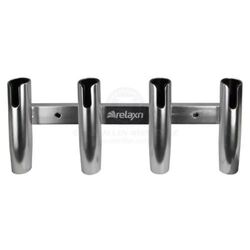 Relaxn Side Mount 4 Rod Rack Silver Anodised Alloy