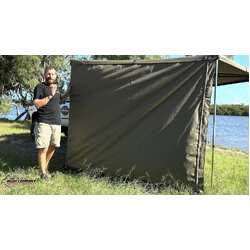 The Bush Company Solid Canvas Single Wall Kit with poles