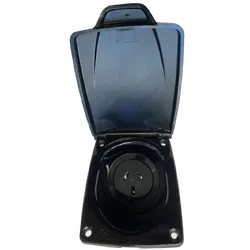 CMS 10A Double Pole Autoswitch Socket Black Outlet. Jol10Bk