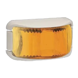 Narva LED Front End Outline Marker Or External Cabin Lamp Amber - White Base. 91622W