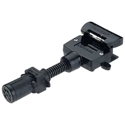 Narva Trailer Adaptor 6 Pin Round Car To 7 Pin Flat Van. 82220BL