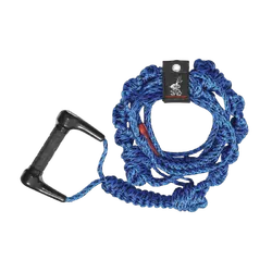 Airhead Wakesurf Rope and Handle Blue - 3 Section 4.8m