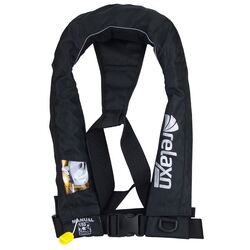 Relaxn Deluxe Inflatable Jacket Manual 150N Black